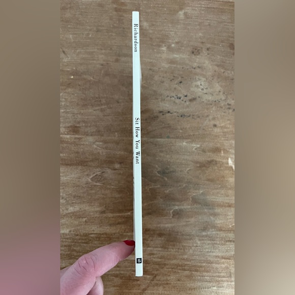 6/$30 Sit How You Want (poetry) by Robin Richardson paperback book - Picture 3 of 4